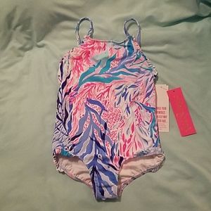 Lilly Pulitzer Girls Bathing Suit Size 6